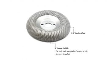 MP21-17-4 Manpa Hard Sanding Wheel 4"