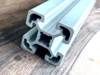 2XP-45MM-2000-BLACK 2x Panther 80"[2000mm] 45mm Profile Side Rails - Black Anodised